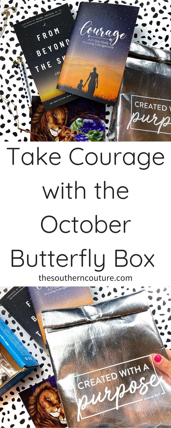Take courage with the October Butterfly Box and be renewed in this broken world through the power of the Holy Spirit. 