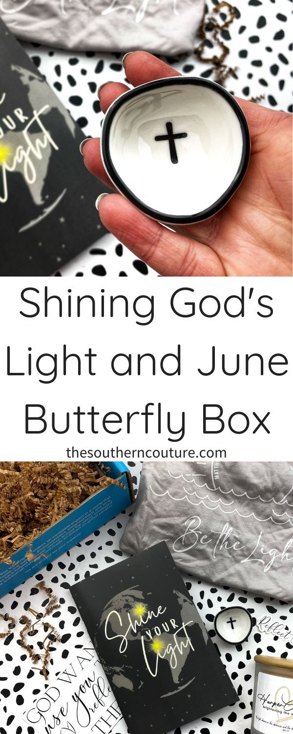 We must remember that we are called for shining God's light and June Butterfly Box is such a beautiful reminder of that. 