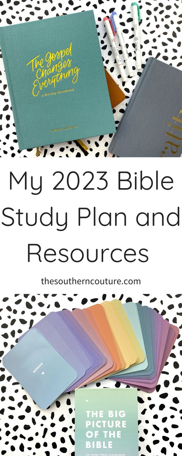 As we begin this new year, I am sharing my 2023 Bible study plan and resources with y'all to encourage you to dig deeper. 