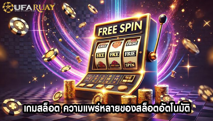 เกมสล็อต ความแพร่หลายของสล็อตอัตโนมัติ