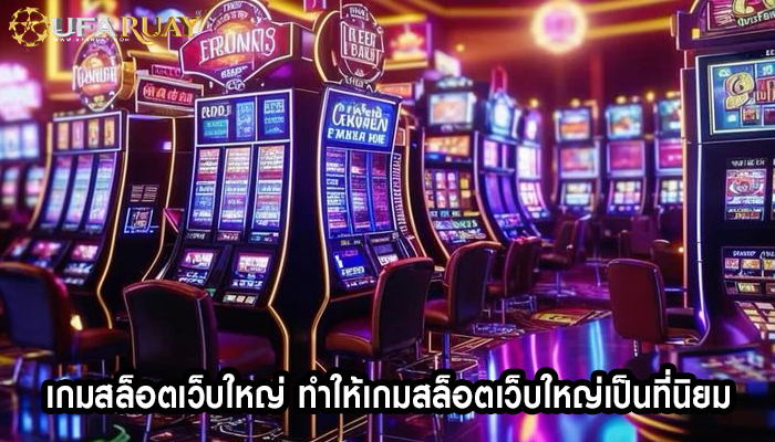 เกมสล็อตเว็บใหญ่ ทำให้เกมสล็อตเว็บใหญ่เป็นที่นิยม